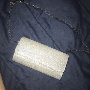 sparkling clutch bag
